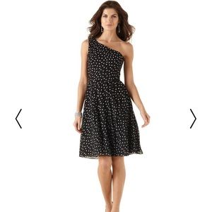 White House Black Market size 8 polka dot dress